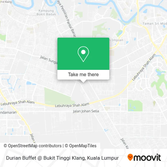 Durian Buffet @ Bukit Tinggi Klang map