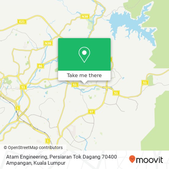 Atam Engineering, Persiaran Tok Dagang 70400 Ampangan map