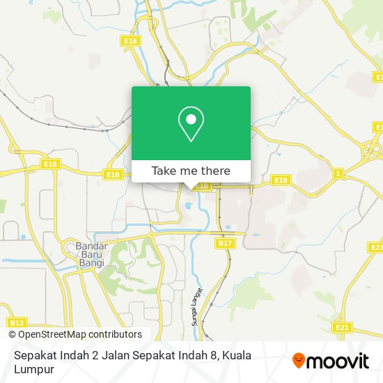 Sepakat Indah 2 Jalan Sepakat Indah 8 map