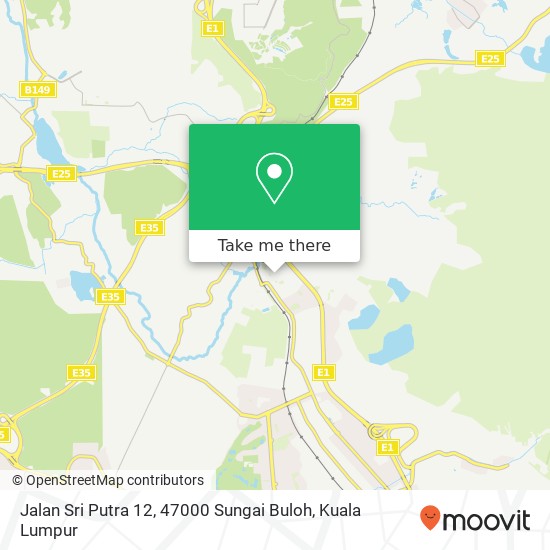 Peta Jalan Sri Putra 12, 47000 Sungai Buloh