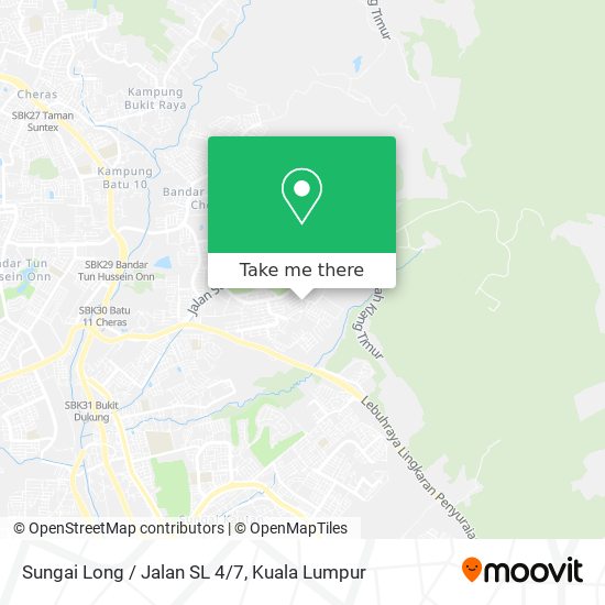 Sungai Long / Jalan SL 4/7 map