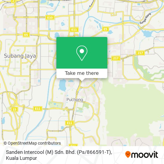 Sanden Intercool (M) Sdn. Bhd. (Ps / 866591-T) map