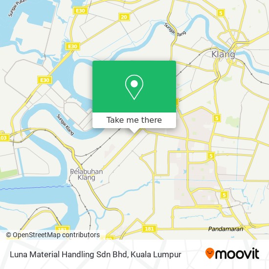 Luna Material Handling Sdn Bhd map