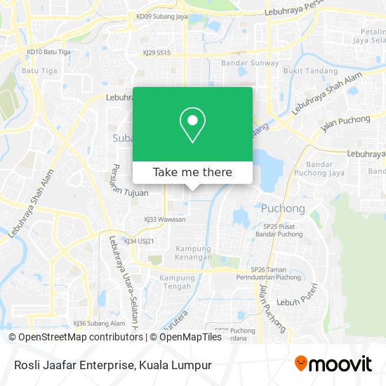 Rosli Jaafar Enterprise map