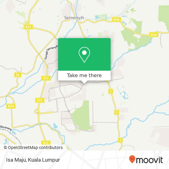 Isa Maju map