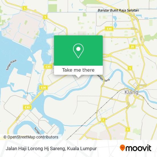 Peta Jalan Haji Lorong Hj Sareng