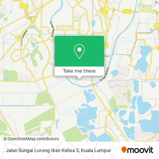 Jalan Sungai Lorong Ikan Kelisa 3 map