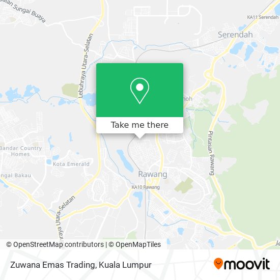 Zuwana Emas Trading map