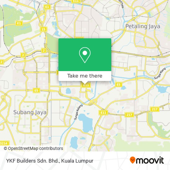 YKF Builders Sdn. Bhd. map