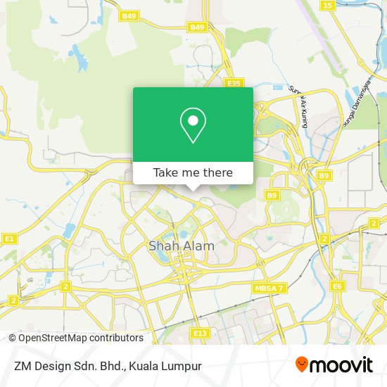 ZM Design Sdn. Bhd. map