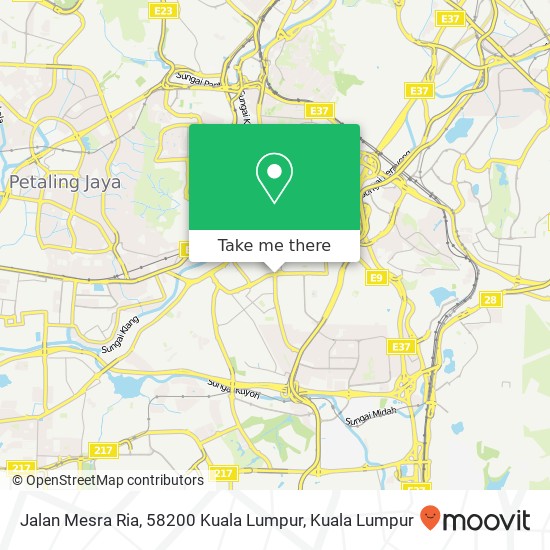 Jalan Mesra Ria, 58200 Kuala Lumpur map