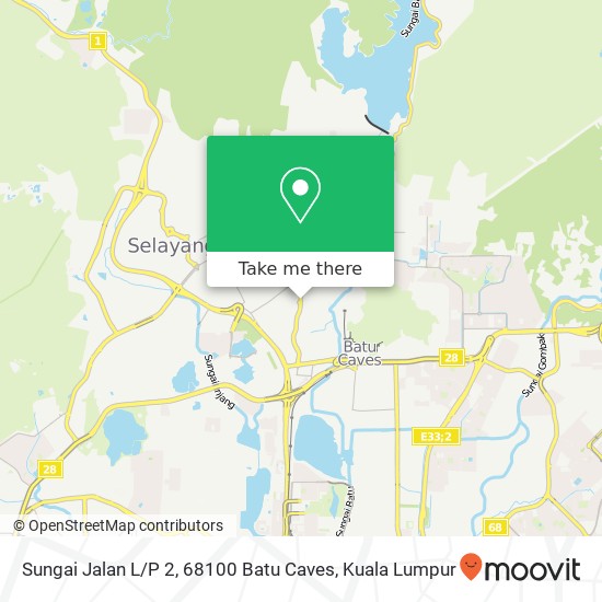 Sungai Jalan L / P 2, 68100 Batu Caves map