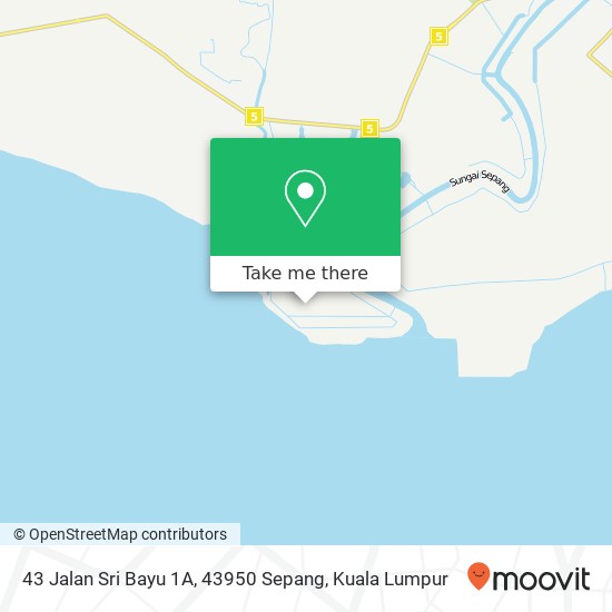 43 Jalan Sri Bayu 1A, 43950 Sepang map