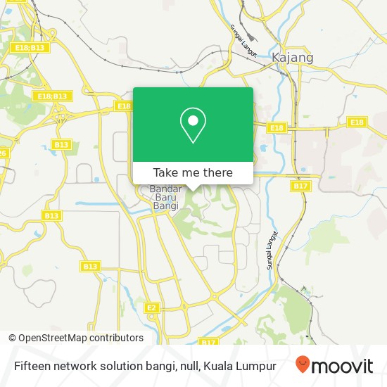 Fifteen network solution bangi, null map