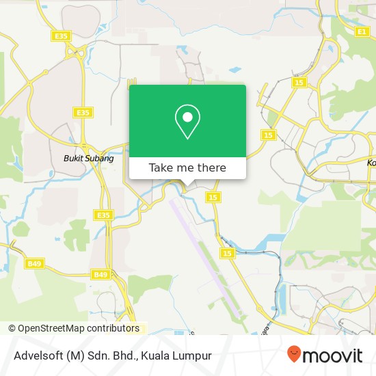 Advelsoft (M) Sdn. Bhd. map