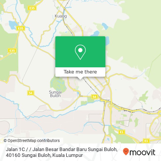 Peta Jalan 1C / / Jalan Besar Bandar Baru Sungai Buloh, 40160 Sungai Buloh