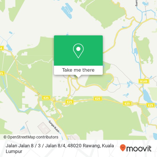 Peta Jalan Jalan 8 / 3 / Jalan 8 / 4, 48020 Rawang