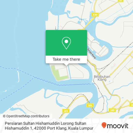 Peta Persiaran Sultan Hishamuddin Lorong Sultan Hishamuddin 1, 42000 Port Klang