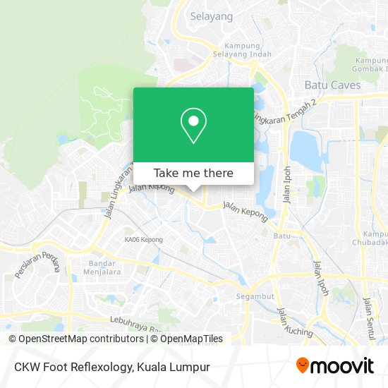 CKW Foot Reflexology map