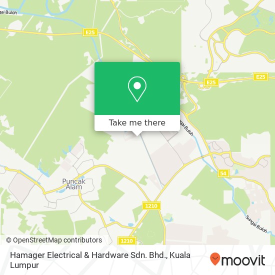 Peta Hamager Electrical & Hardware Sdn. Bhd., 42300 Puncak Alam