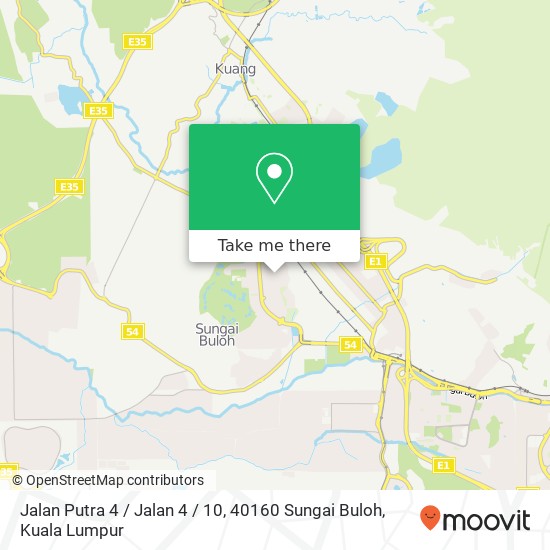 Peta Jalan Putra 4 / Jalan 4 / 10, 40160 Sungai Buloh