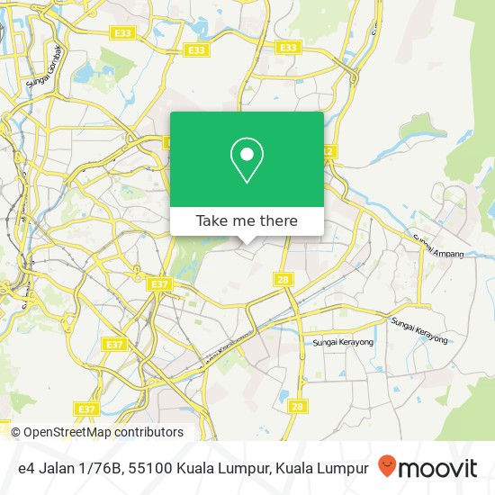 e4 Jalan 1 / 76B, 55100 Kuala Lumpur map