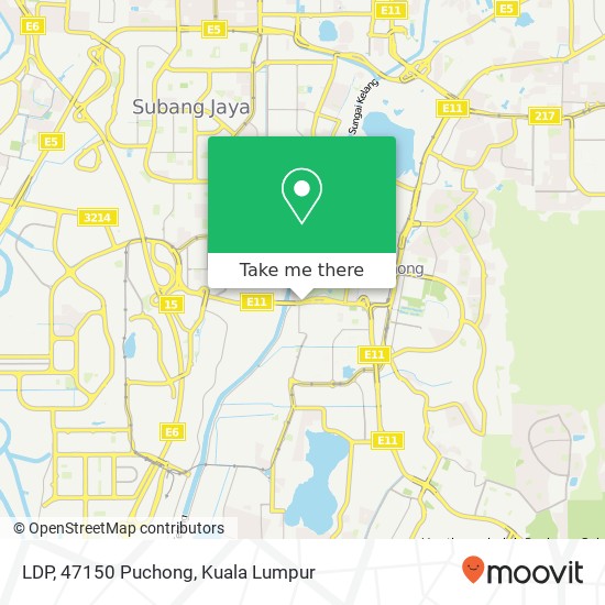 LDP, 47150 Puchong map