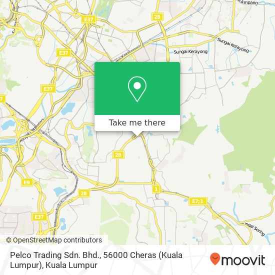 Pelco Trading Sdn. Bhd., 56000 Cheras (Kuala Lumpur) map