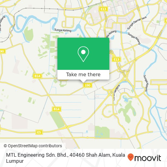 Peta MTL Engineering Sdn. Bhd., 40460 Shah Alam