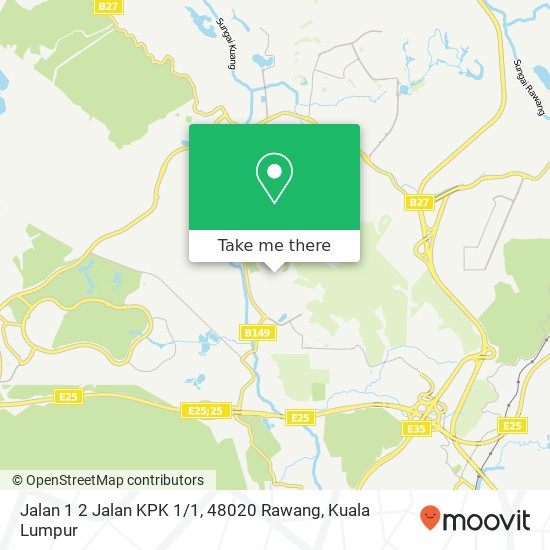 Peta Jalan 1 2 Jalan KPK 1 / 1, 48020 Rawang