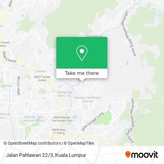 Peta Jalan Pahlawan 22/3