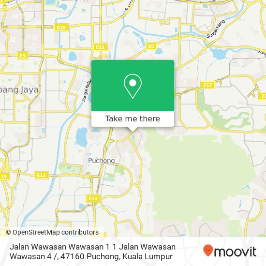 Jalan Wawasan Wawasan 1 1 Jalan Wawasan Wawasan 4 /, 47160 Puchong map