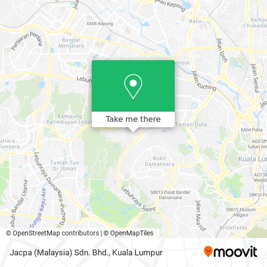 Jacpa (Malaysia) Sdn. Bhd. map
