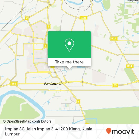 Peta Impian 3G Jalan Impian 3, 41200 Klang