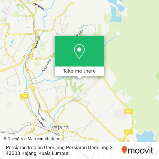 Persiaran Impian Gemilang Persiaran Gemilang 3, 43000 Kajang map