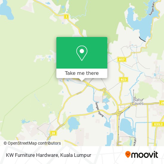 KW Furniture Hardware map