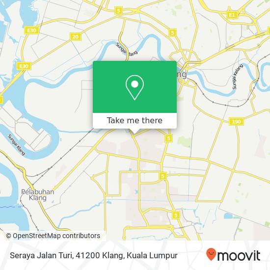 Seraya Jalan Turi, 41200 Klang map