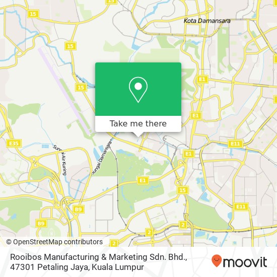 Rooibos Manufacturing & Marketing Sdn. Bhd., 47301 Petaling Jaya map