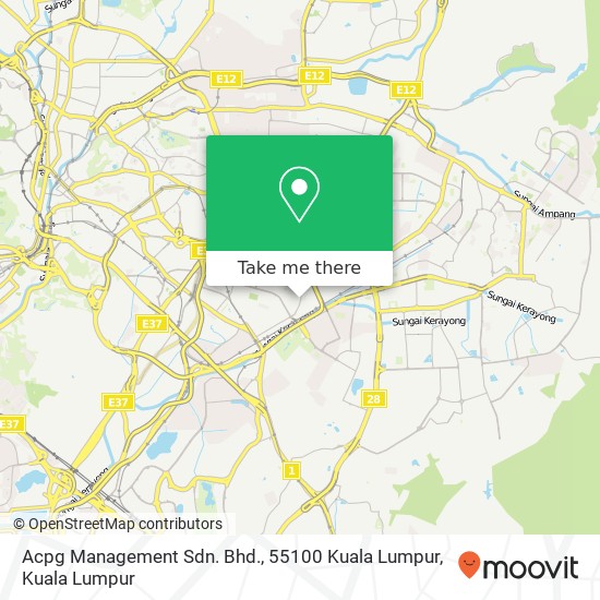 Acpg Management Sdn. Bhd., 55100 Kuala Lumpur map