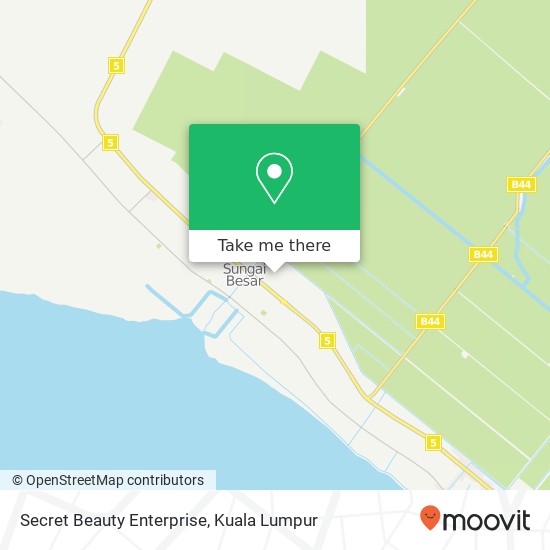 Secret Beauty Enterprise map