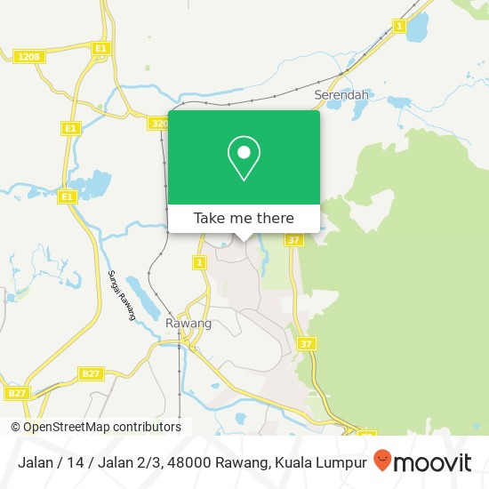 Peta Jalan / 14 / Jalan 2 / 3, 48000 Rawang