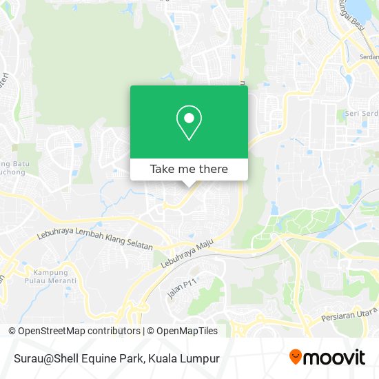 Surau@Shell Equine Park map