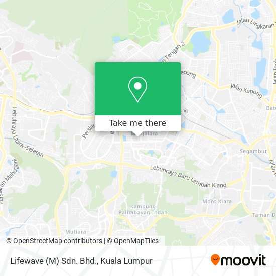 Lifewave (M) Sdn. Bhd. map