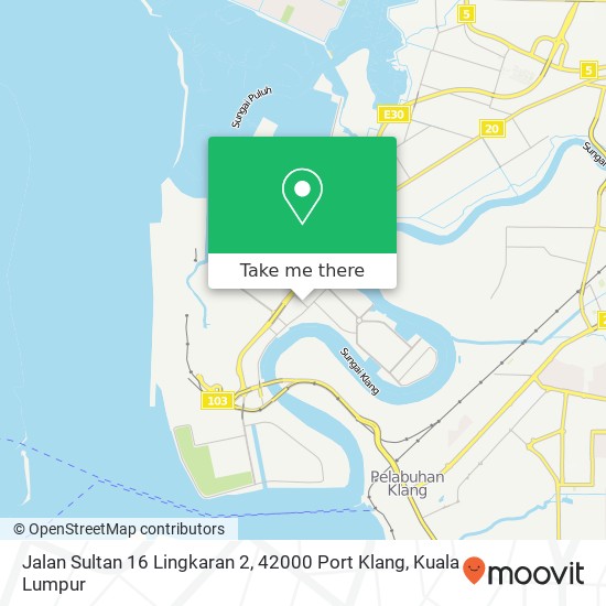 Jalan Sultan 16 Lingkaran 2, 42000 Port Klang map
