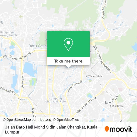 Jalan Dato Haji Mohd Sidin Jalan Changkat map