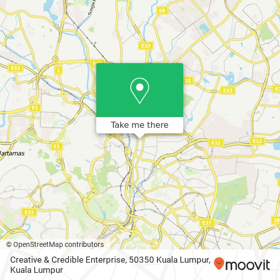 Creative & Credible Enterprise, 50350 Kuala Lumpur map