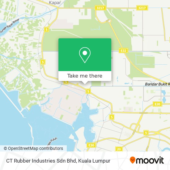 CT Rubber Industries Sdn Bhd map