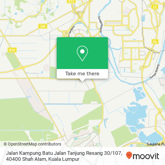 Peta Jalan Kampung Batu Jalan Tanjung Resang 30 / 107, 40400 Shah Alam