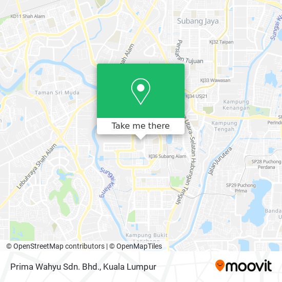Prima Wahyu Sdn. Bhd. map