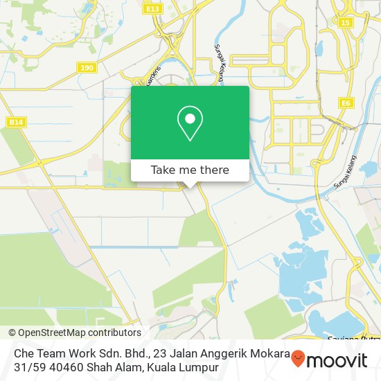 Peta Che Team Work Sdn. Bhd., 23 Jalan Anggerik Mokara 31 / 59 40460 Shah Alam